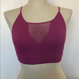 Maroon bralette